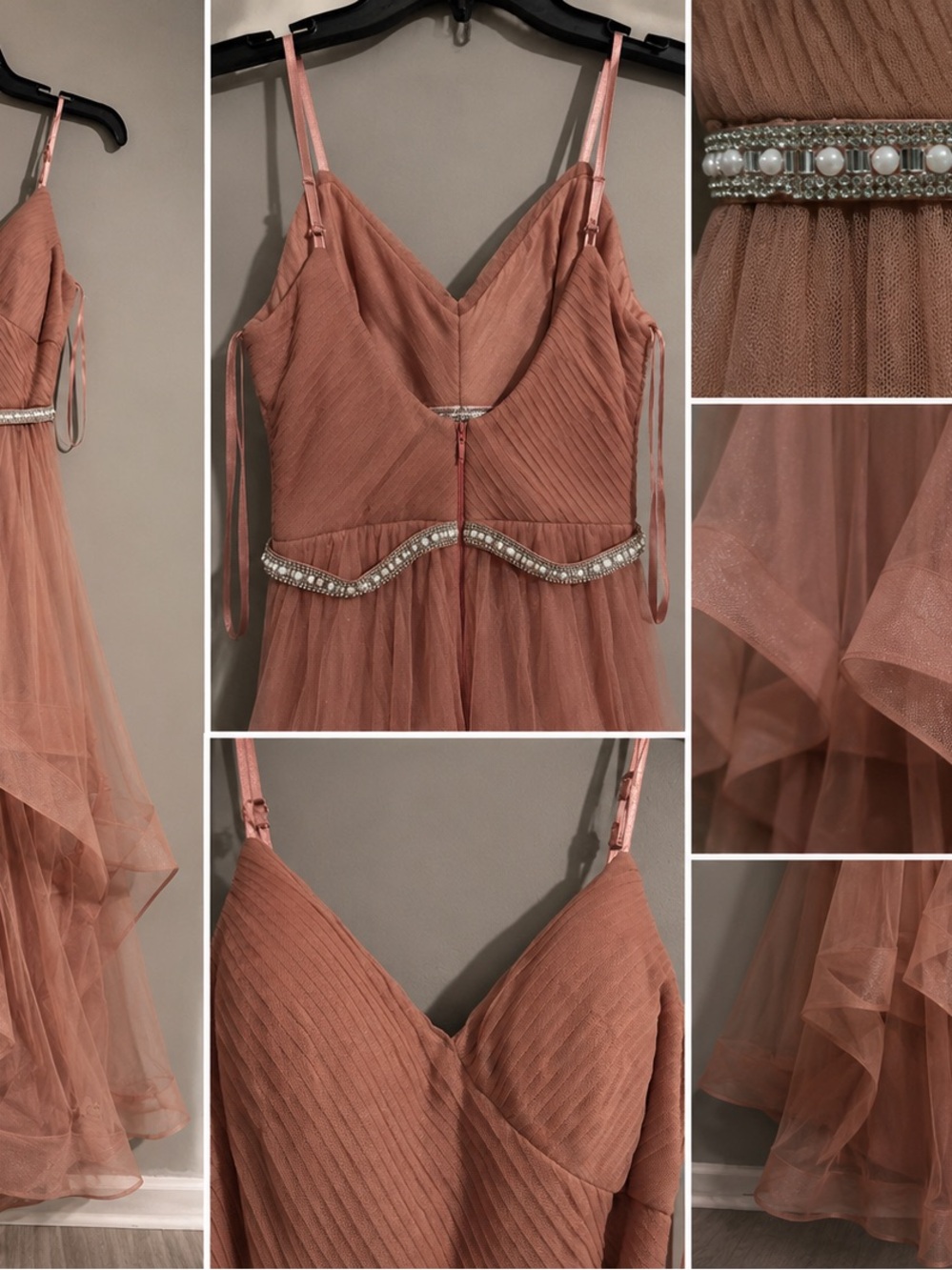 Dusty Rose Formal Dress – Size 0/small| Worn Once